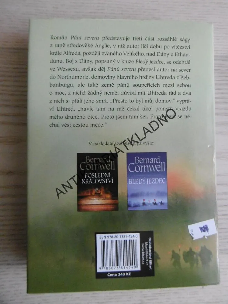 PÁNI SEVERU, BERNARD CORNWELL, 