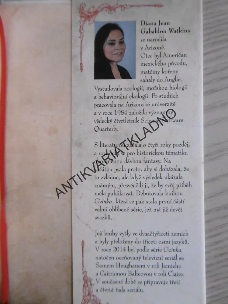 PANICOVÉ, DIANA GABALDON, **an