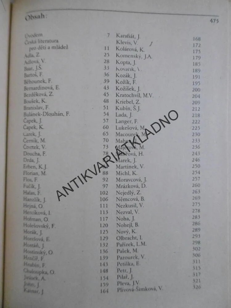 ČEŠTÍ SPISOVATELÉ LITERATURY PRO DĚTI A MLÁDĚŽ, OTAKAR CHALOUPKA A KOLEKTIV