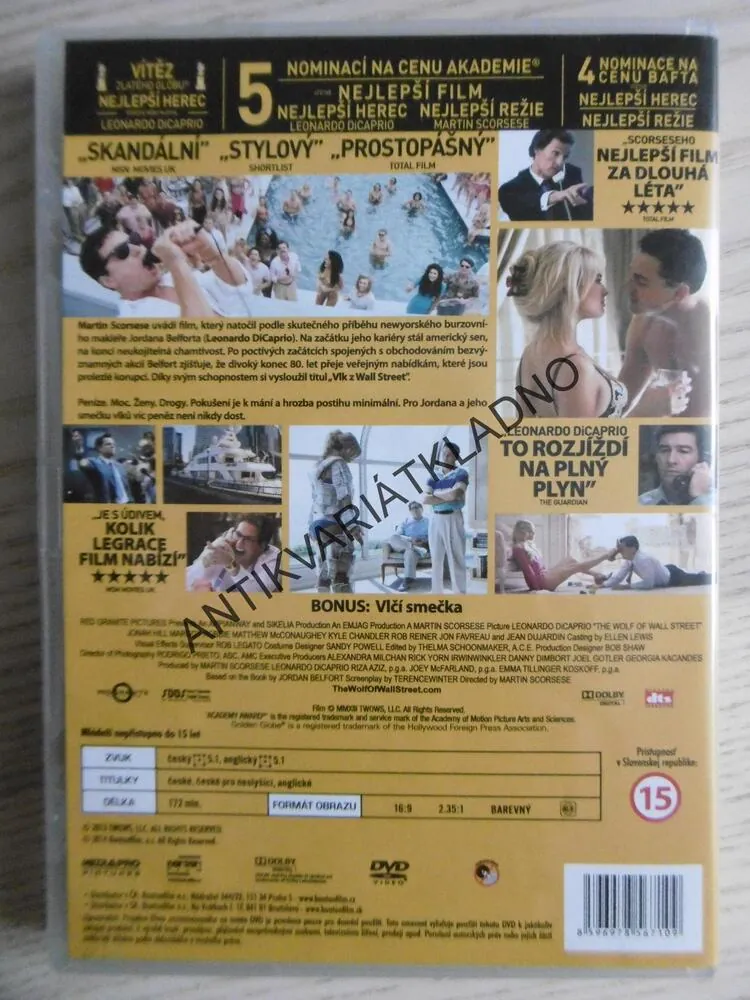 VLK Z WALL STREET, DVD FILM