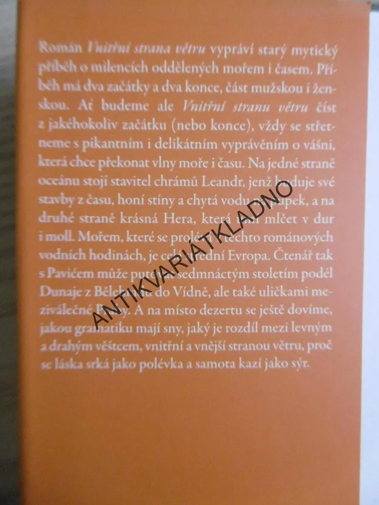VNITŘNÍ STRANA VĚTRU, MILORAD PAVIĆ, 