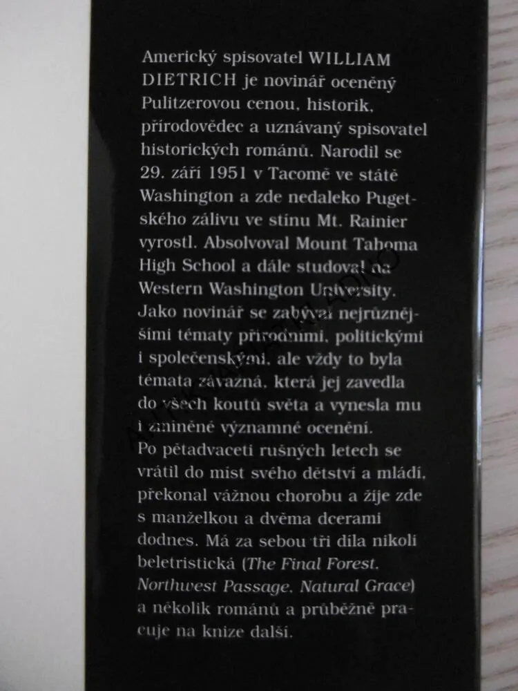 HADRIÁNŮV VÁL, WILLIAM DIETRICH, **an
