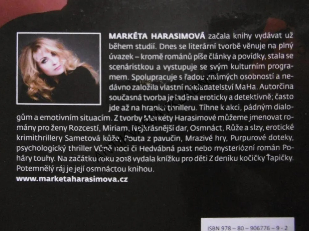POTEMNĚLÝ RÁJ, MARKÉTA HARASIMOVÁ, **an