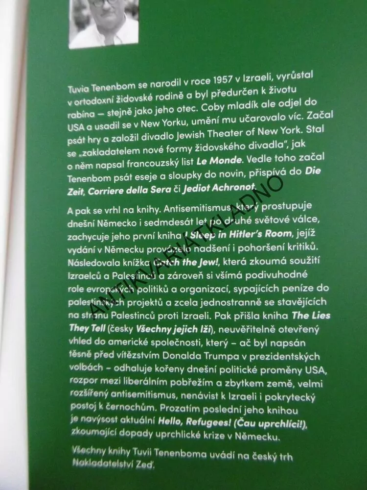 ČAU UPRCHLÍCI!, TUVIA TENENBOM, **an