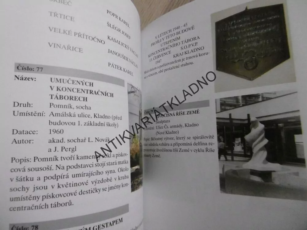 SKULPTURY V KLADNĚ, JAROSLAV VYKOUK, **an