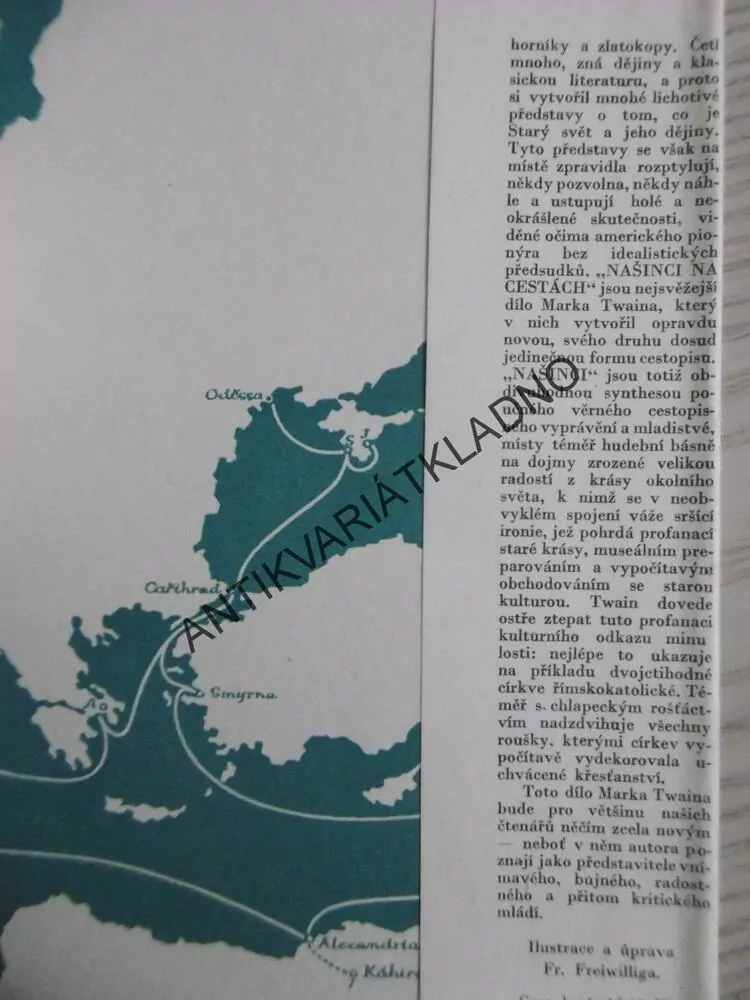 NAŠINCI NA CESTÁCH, MARK TWAIN, **an
