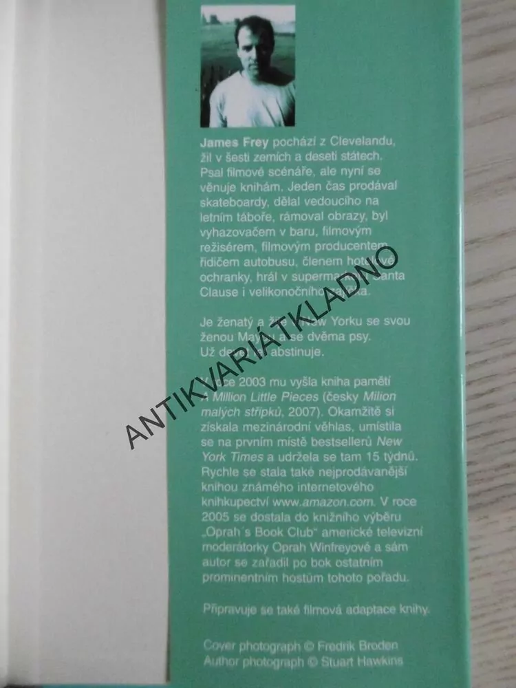 MILION MALÝCH STŘÍPKŮ, JAMES FREY,
