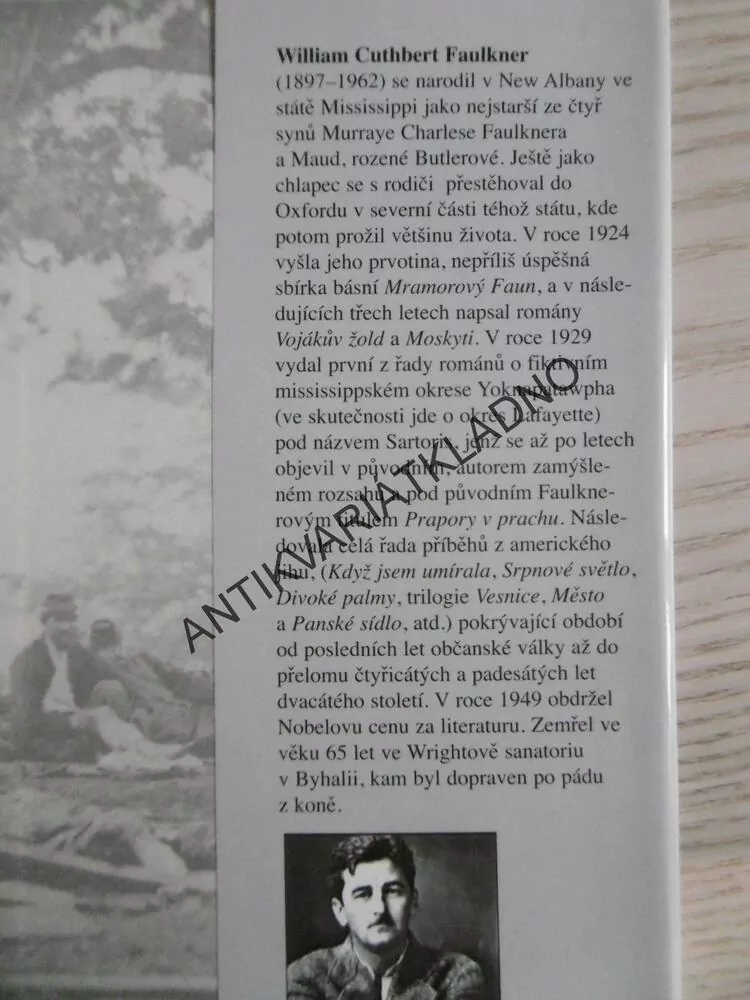 PRAPORY V PRACHU, WILLIAM FAULKNER, **an