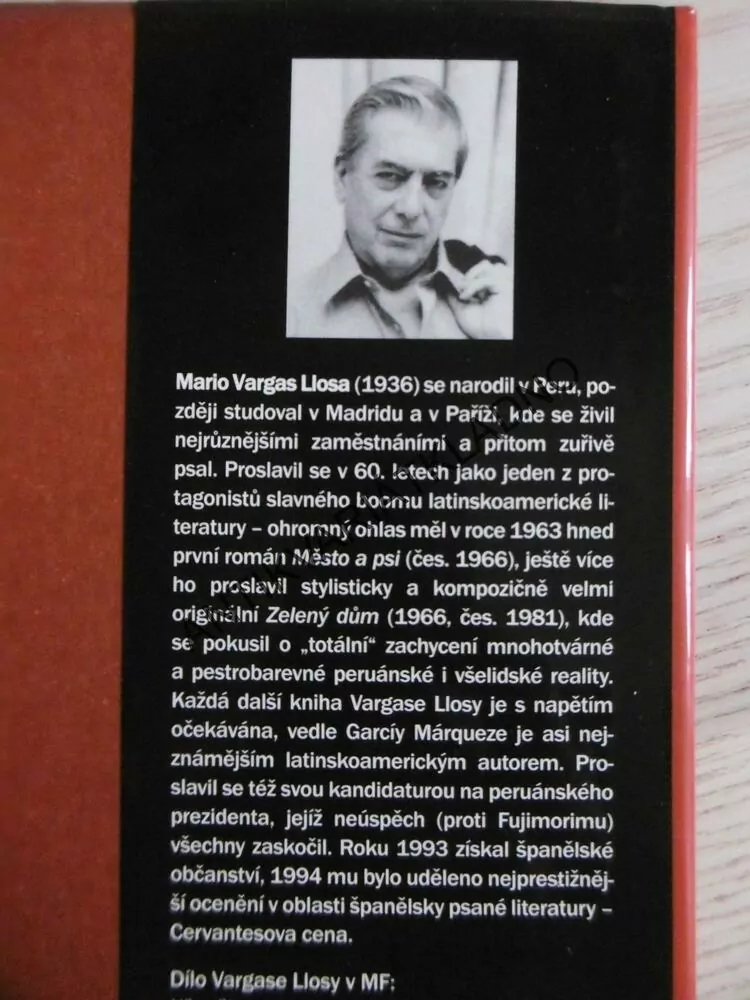 KOZLOVA SLAVNOST, MARIO VARGAS LLOSA, **an