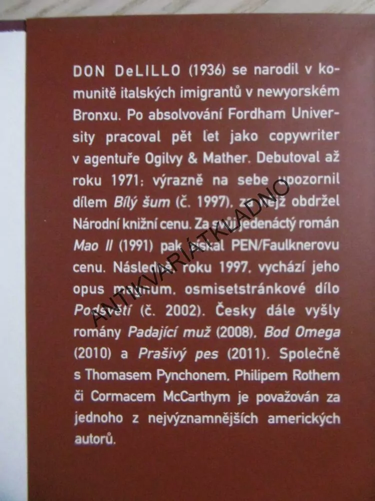 COSMOPOLIS, DON DELILLO, **an