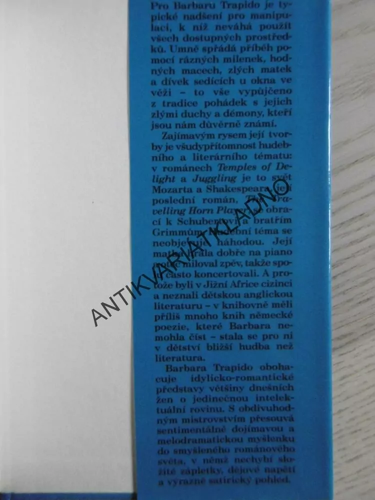 CHRÁMY RADOSTI, BARBARA TRAPIDO, **an