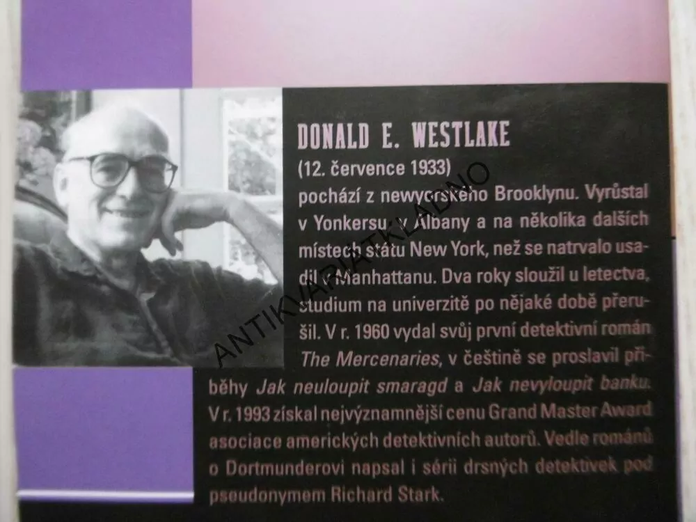 UKRADENÁ BANKA, DONALD E. WESTLAKE, **an