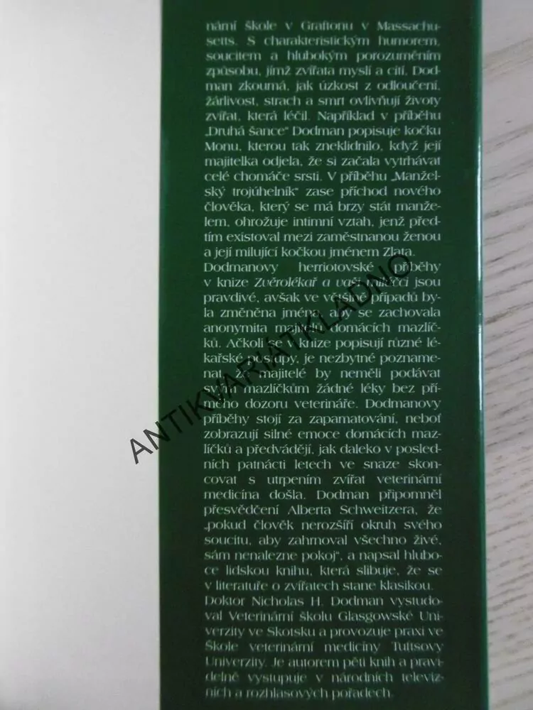 ZVĚROLÉKAŘ A VAŠI MILÁČCI, NICHOLAS H. GOODMAN, **an
