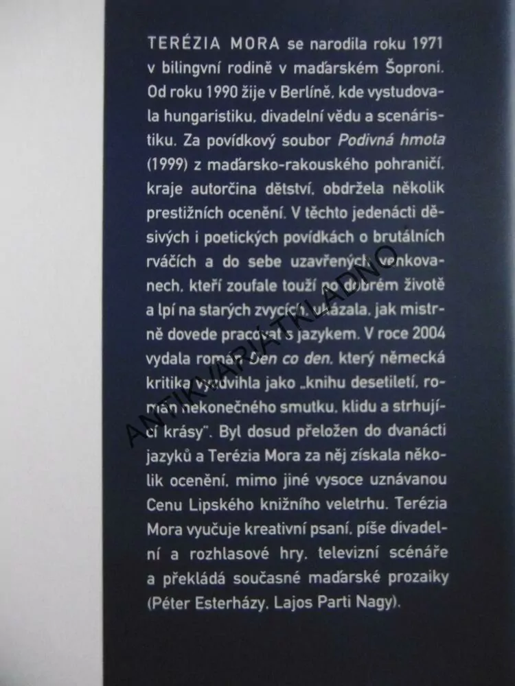 DEN CO DEN, TERÉZIA MORA, **an