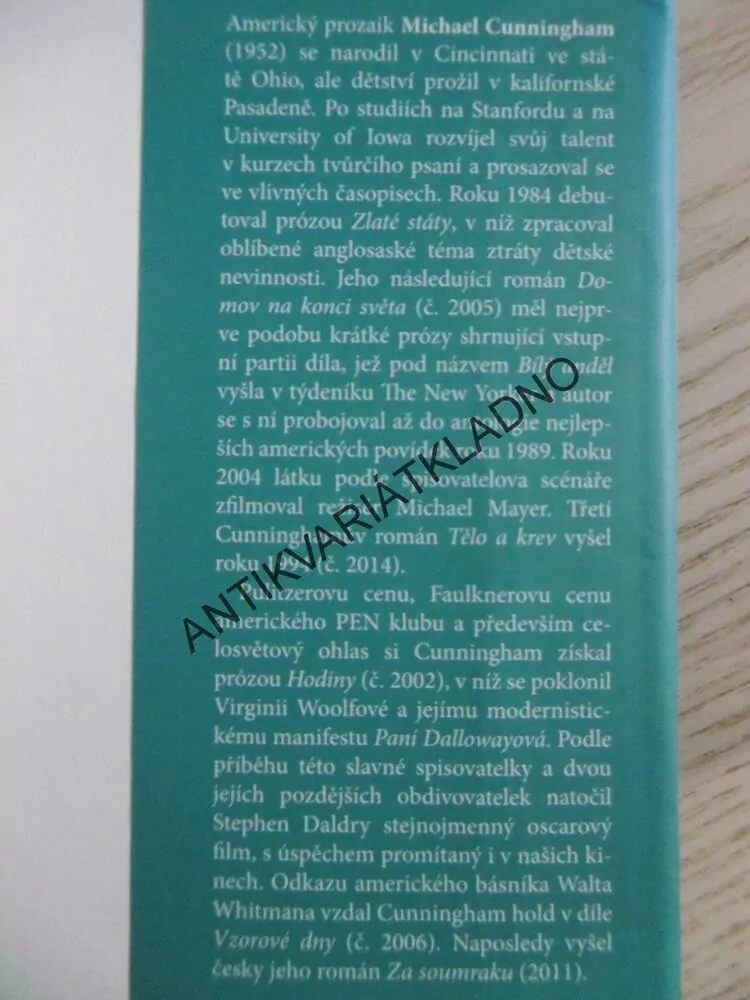 SNĚHOVÁ KRÁLOVNA, MICHAEL CUNNINGHAM, **an