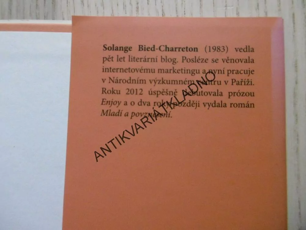 ENJOY, SOLANGE BIED-CHARRETON, **an