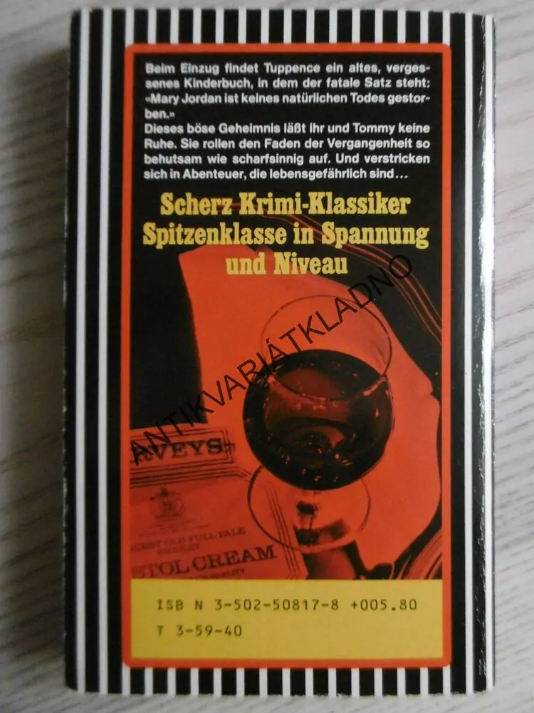 ALTER SCHÜTZT VOR SCHARFSINN NICHT, AGATHA CHRISTIE, NĚMECKY