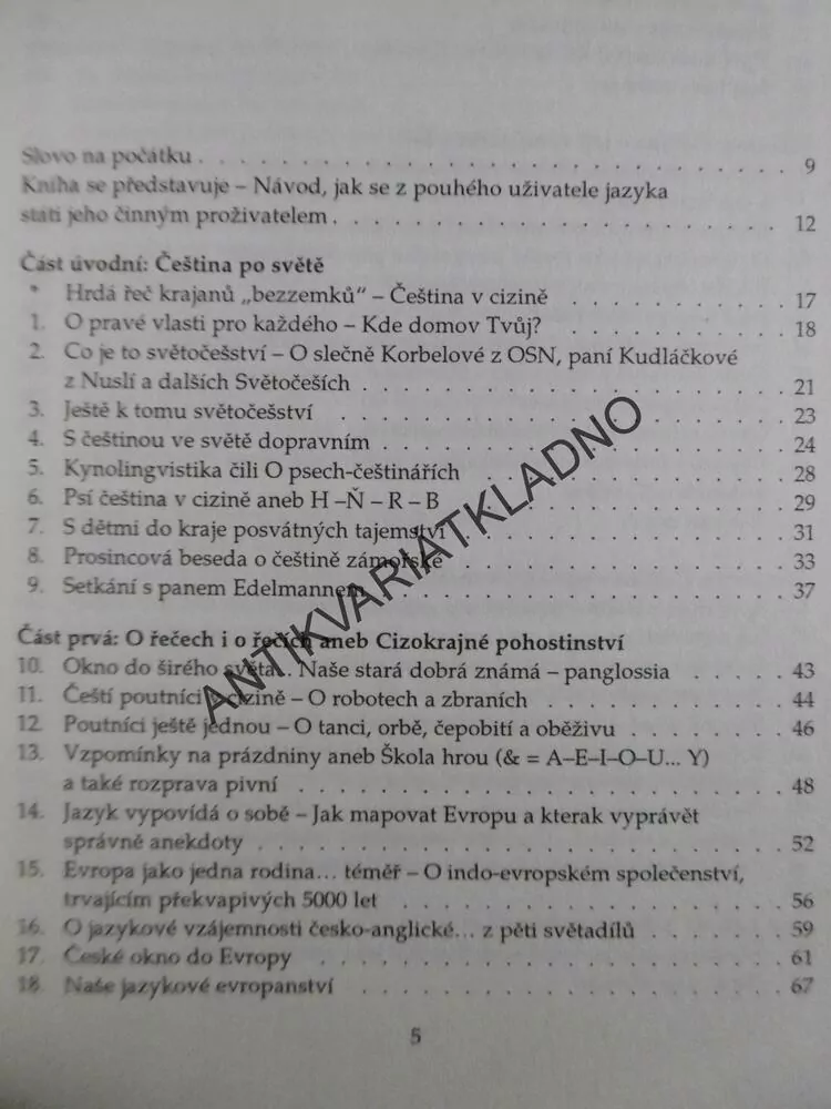 BRÁNA JAZYKEM OTVÍRANÁ ANEB O ČEŠTINĚ SVĚTOVÉ, JIŘÍ MARVAN, **an