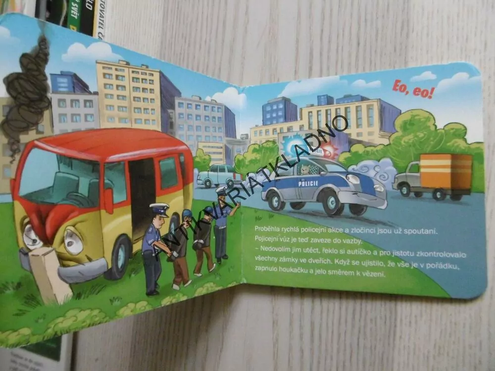POLICEJNÍ VŮZ, KNÍŽKA MALÉHO CHLAPCE, **an