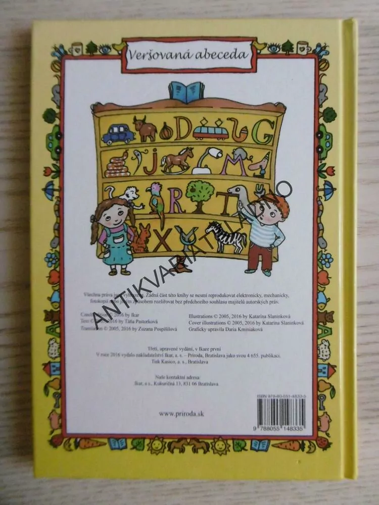 VERŠOVANÁ ABECEDA, TÁŇA PASTORKOVÁ, **an