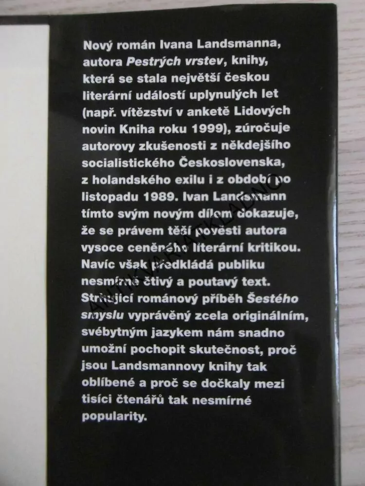 ŠESTÝ SMYSL, IVAN LANDSAMANN, **an