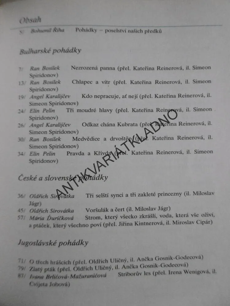 POHÁDKY Z BLÍZKA I DÁLI, **an