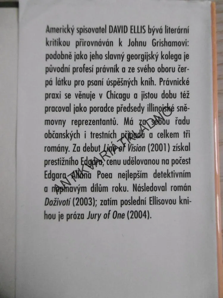 DOŽIVOTÍ, DAVID ELLIS, **an