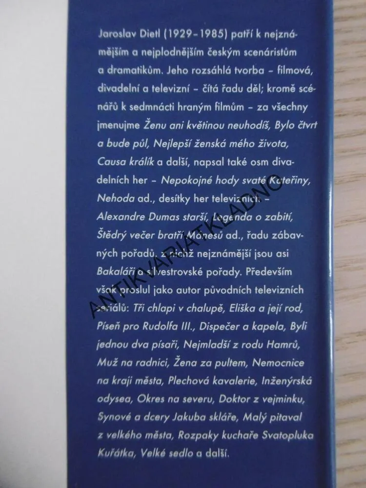 DOKTOR MARCUS A JEHO ROD, JAROSLAV DIETL, TELEVIZNÍ ROMÁN, **an