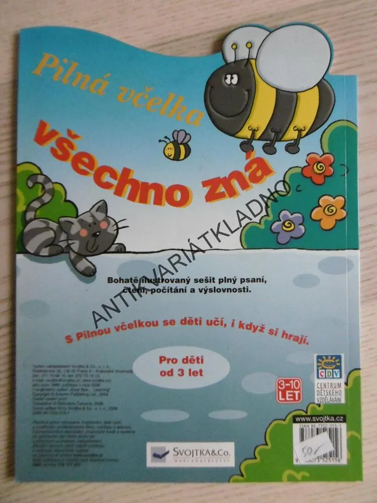 PILNÁ VČELKA VŠECHNO ZNÁ, 3-10 LET, **an