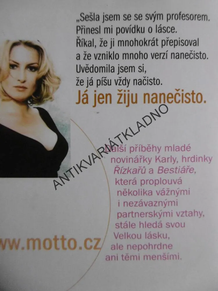 ŽIVOT NANEČISTO, BARBARA NESVADBOVÁ, **an