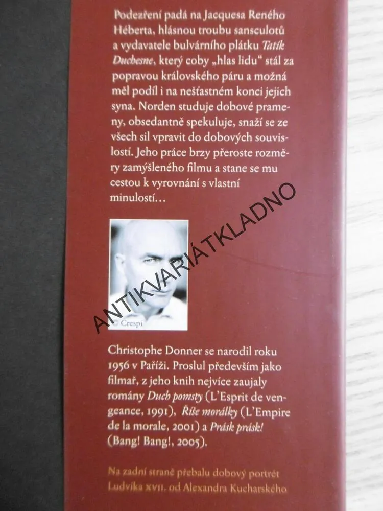 KRÁL BEZ ZÍTŘKA, CHRISTOPHE DONNER, **an