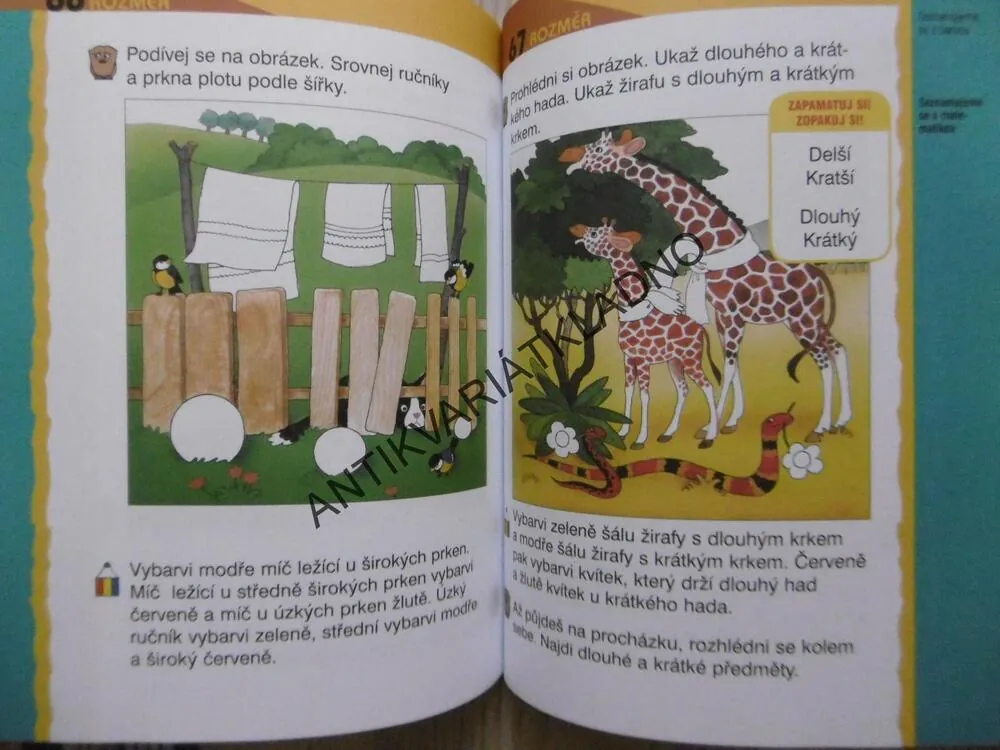 PRVNÍ ÚKOLY, SEZNAMUJEME SE S BARVAMI A ROZVÍJÍME MATEMATICKÉ DOVEDNOSTI, PŘEDŠKOLNÍ VÝCHOVA, **an