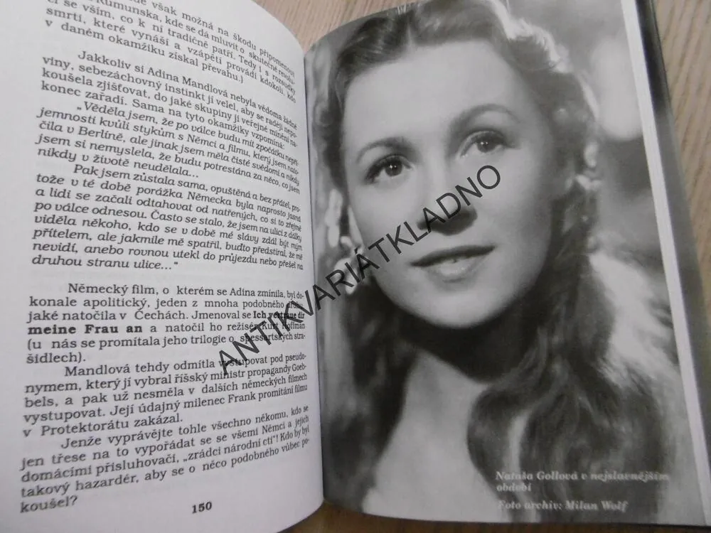 TROJHVĚZDÍ NESMRTELNÝCH, MANDLOVÁ, BAAROVÁ, COLLOVÁ, JOSEF FRAIS, **an