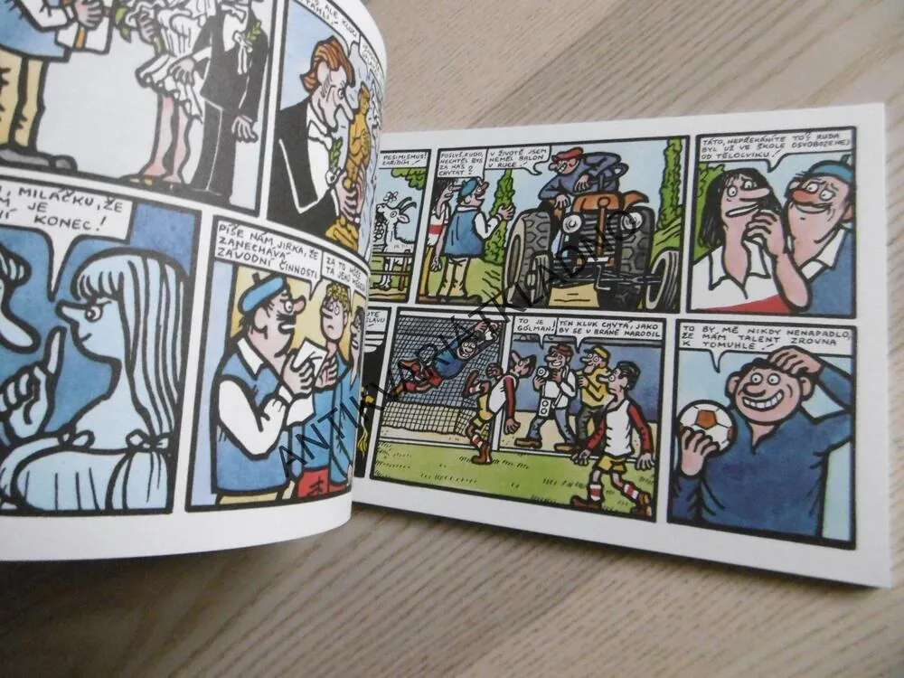 KOUZELNÝ MÍČ, NEPRAKTA, ŠVANDRLÍK, KREATIVNÍ KOMIKS, **an