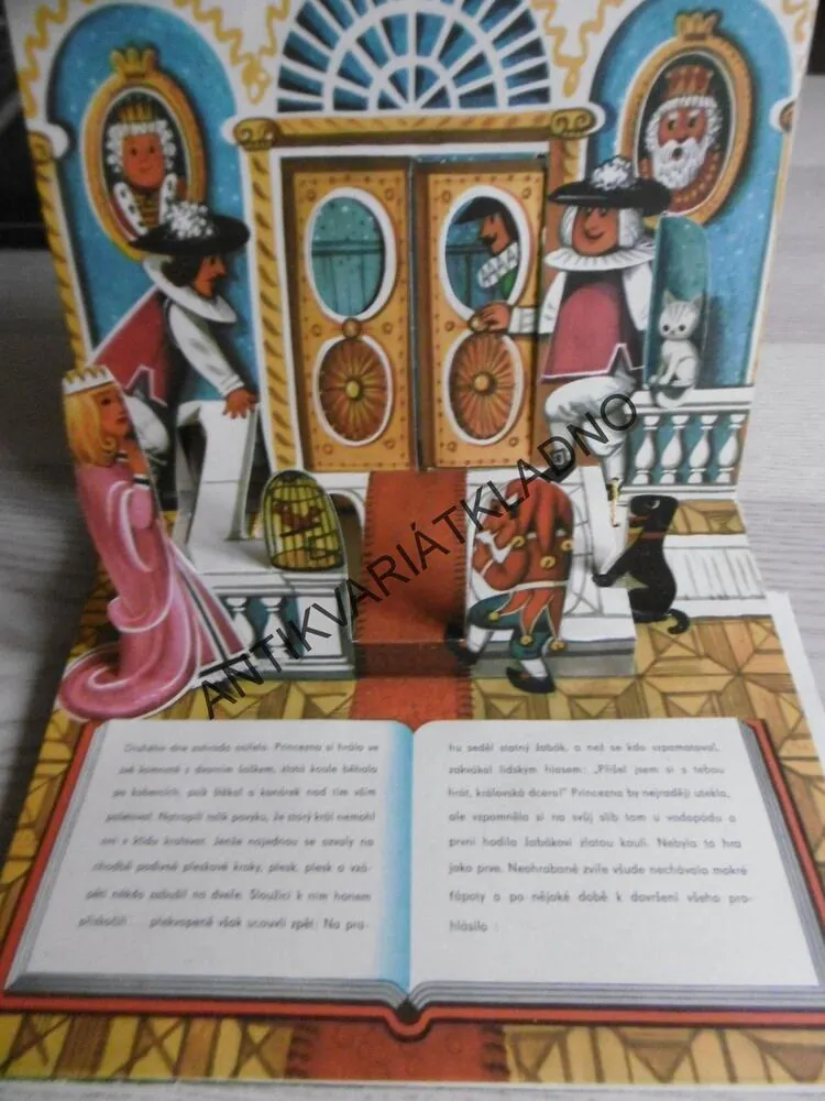 ŽABÍ KRÁL, VOJTĚCH KUBAŠTA, 1970, PROSTOROVÉ LEPORELO,