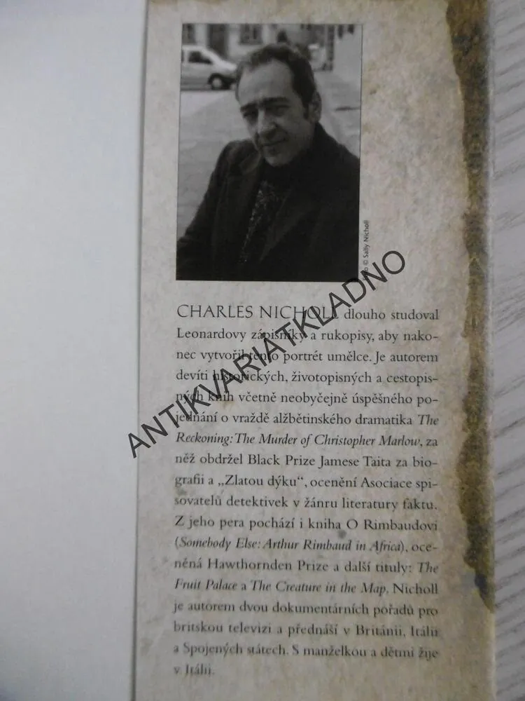 VZLETY MYSLI, LEONARDO DA VINCI, CHARLES NICHOLL