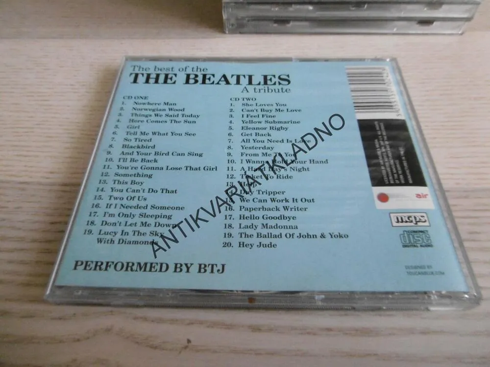 THE BEST OF THE BEATLES A TRIBUTE, 2 X CD HUDBA