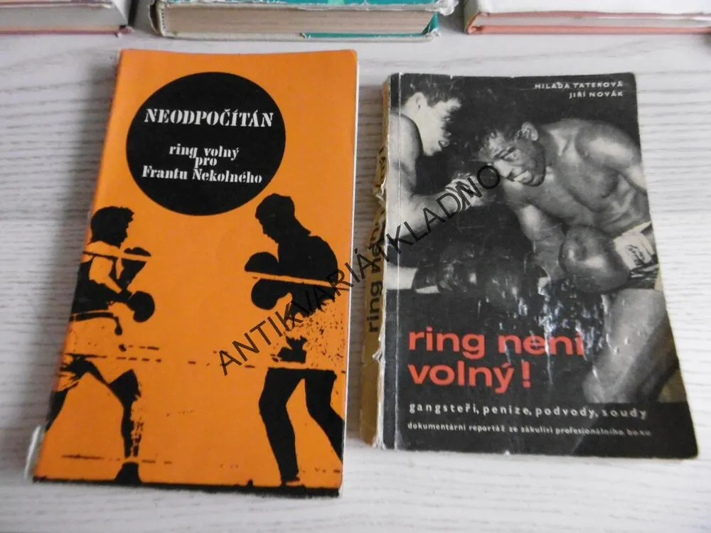 KNIHY O BOXU, SPORT, RING, 6 KUSŮ