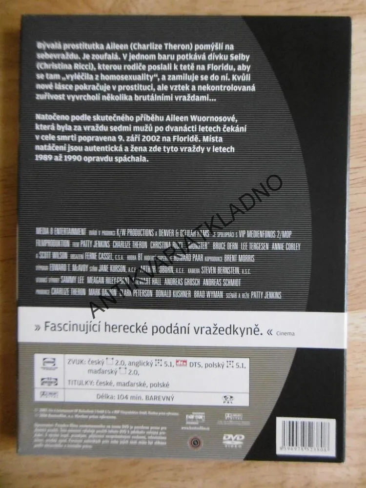 ZRŮDA, CHARLIZE THERON, CHRISTINA RICCI, DVD FILM USA