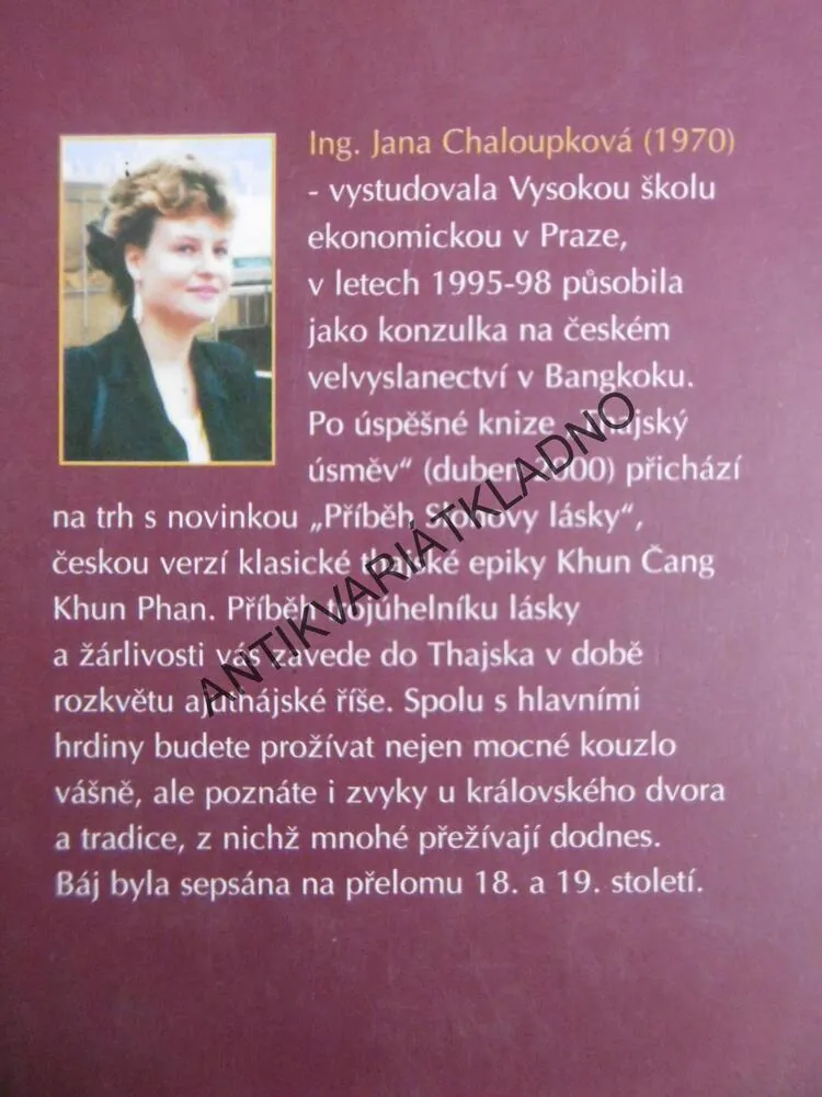 PŘÍBĚH SLONOVY LÁSKY, JANA CHALOUPKOVÁ, **an