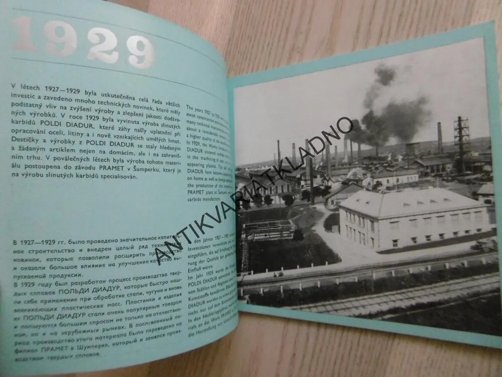 POLDI OCEL, KLADNO, BROŽURA 1971