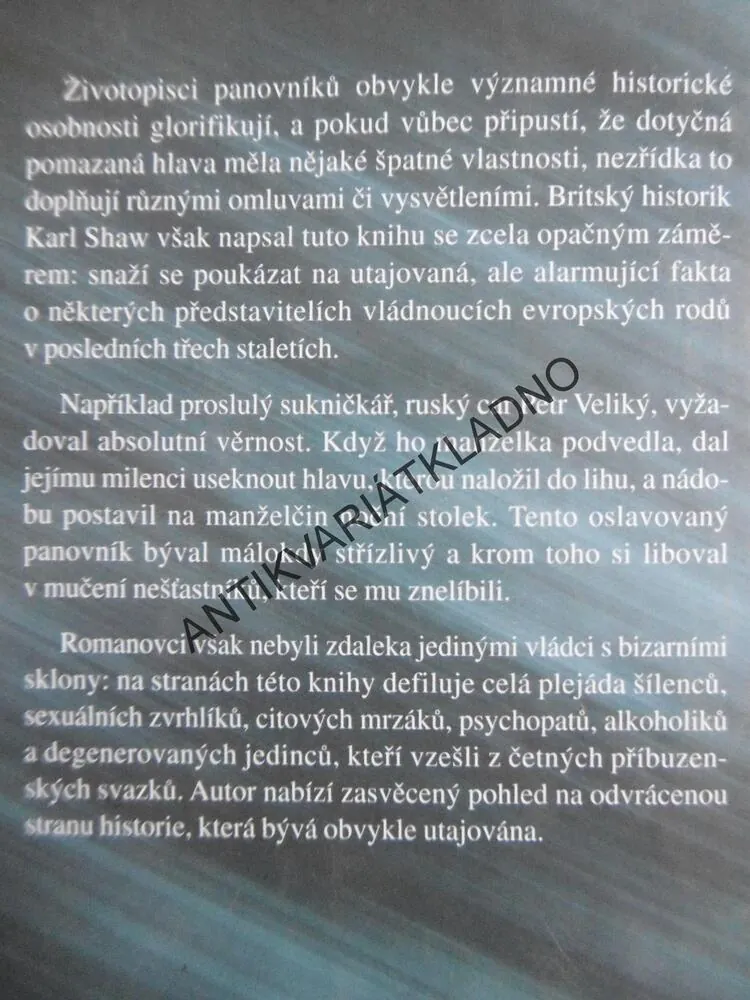KRÁLOVSKÝ BABYLON, KARL SHAW, **an