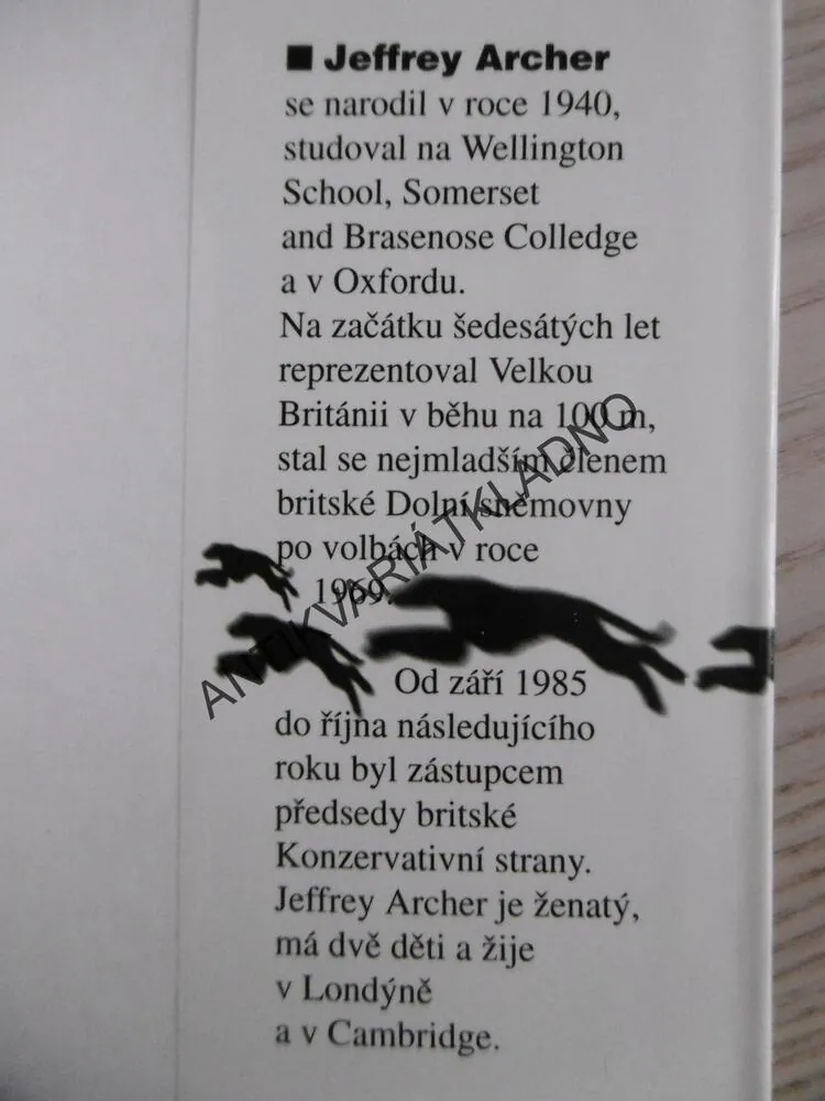 VĚC CTI, JEFFREY ARCHER, **an