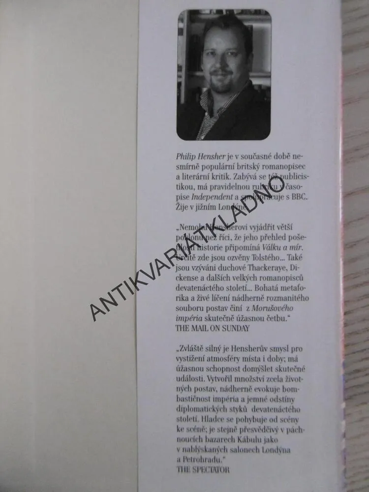 MORUŠOVÉ IMPÉRIUM, PHILIP HENSHER, **an