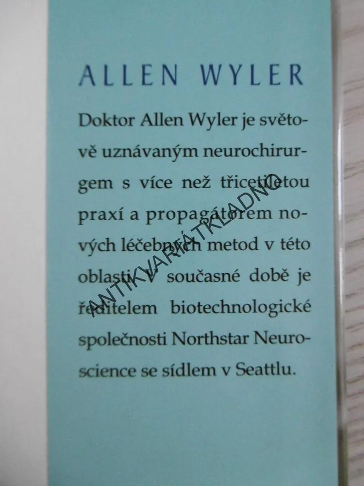 NEPATRNÁ ŠANCE, ALLEN WYLER, **an