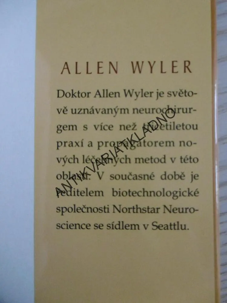 FATÁLNÍ OMYL, ALLEN WYLER, **an
