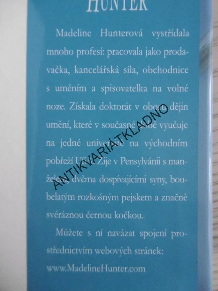 SVATOUŠEK, MADELINE HUNTER, **an