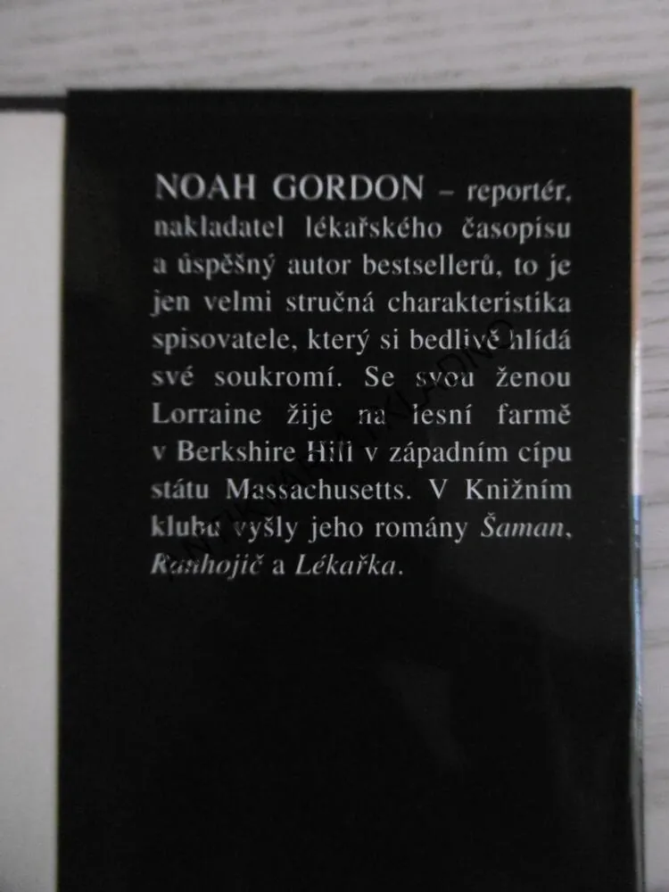 POSLEDNÍ ŽID, NOAH GORDON, **an
