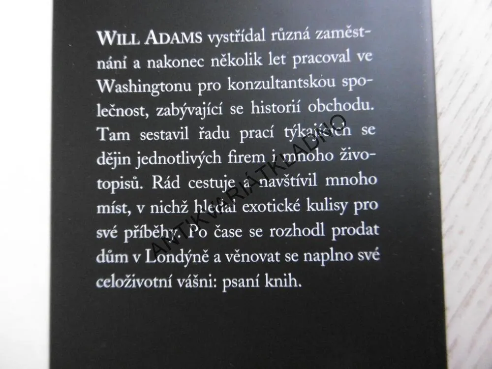 ZLATÝ SARKOFÁG, WILL ADAMS, **an