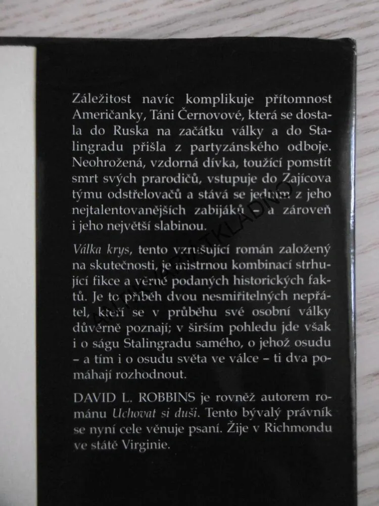 VÁLKA KRYS, DAVID L. ROBBINS, **an